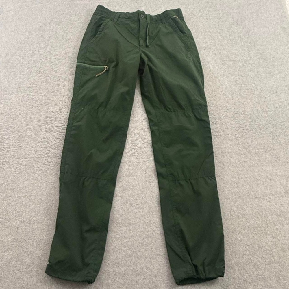 REI Co-op Trailmade Pants Women's 6 Green Nylon Hiking Outdoor Cargo Gorpcore